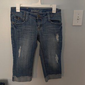 Hydraulic cropped/capri Jeans